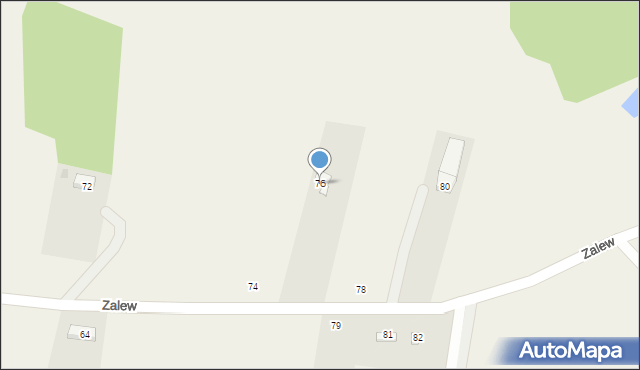 Zalew, Zalew, 76, mapa Zalew