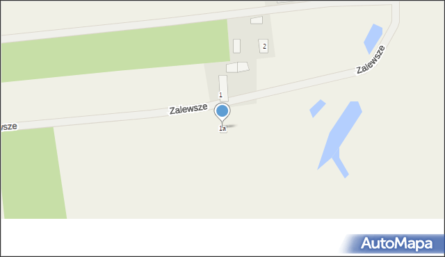 Zalewsze, Zalewsze, 1a, mapa Zalewsze