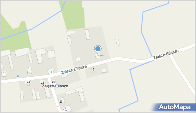 Załęże-Eliasze, Załęże-Eliasze, 4, mapa Załęże-Eliasze