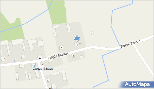 Załęże-Eliasze, Załęże-Eliasze, 6, mapa Załęże-Eliasze