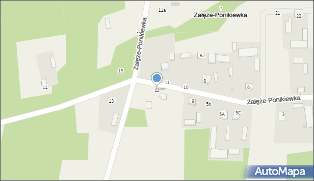 Załęże-Ponikiewka, Załęże-Ponikiewka, 12, mapa Załęże-Ponikiewka