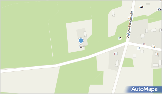 Załęże-Ponikiewka, Załęże-Ponikiewka, 14, mapa Załęże-Ponikiewka