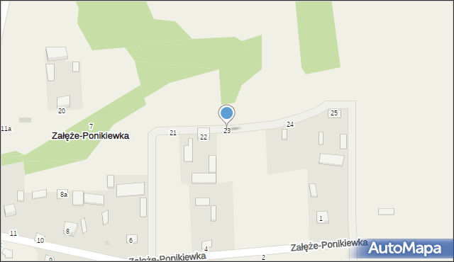 Załęże-Ponikiewka, Załęże-Ponikiewka, 23, mapa Załęże-Ponikiewka