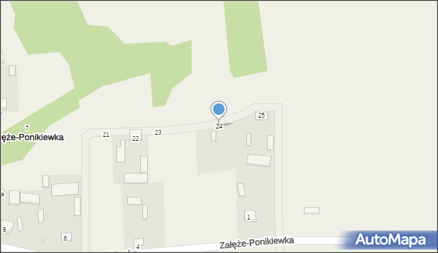 Załęże-Ponikiewka, Załęże-Ponikiewka, 24, mapa Załęże-Ponikiewka