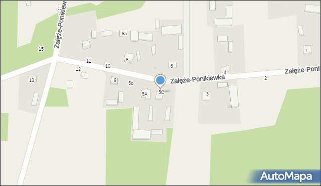 Załęże-Ponikiewka, Załęże-Ponikiewka, 5C, mapa Załęże-Ponikiewka