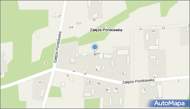 Załęże-Ponikiewka, Załęże-Ponikiewka, 8a, mapa Załęże-Ponikiewka