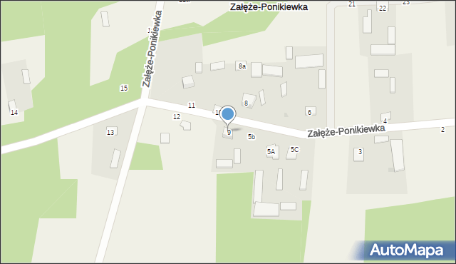 Załęże-Ponikiewka, Załęże-Ponikiewka, 9, mapa Załęże-Ponikiewka
