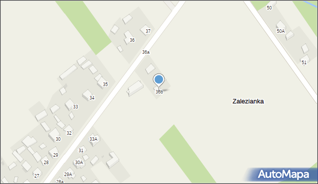 Zalezianka, Zalezianka, 36b, mapa Zalezianka