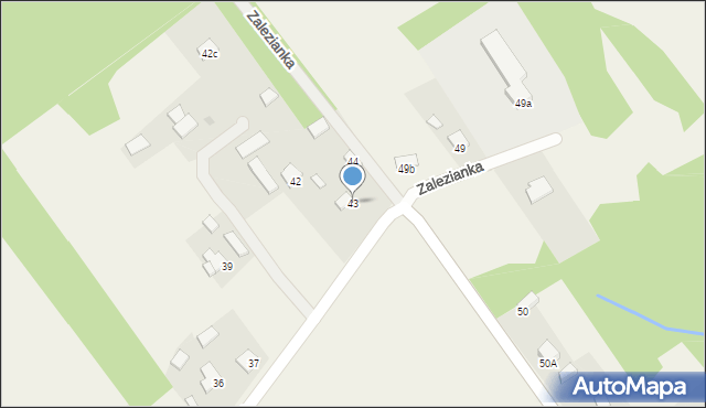 Zalezianka, Zalezianka, 43, mapa Zalezianka