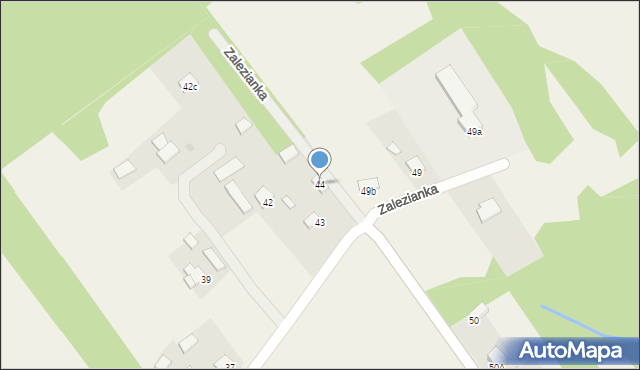 Zalezianka, Zalezianka, 44, mapa Zalezianka
