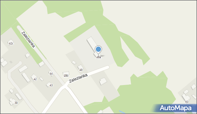 Zalezianka, Zalezianka, 49a, mapa Zalezianka