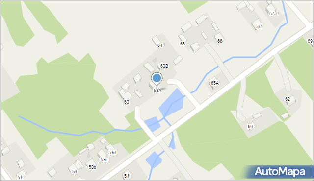 Zalezianka, Zalezianka, 63A, mapa Zalezianka