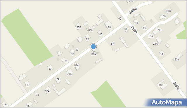 Zalezianka, Zalezianka, 87a, mapa Zalezianka