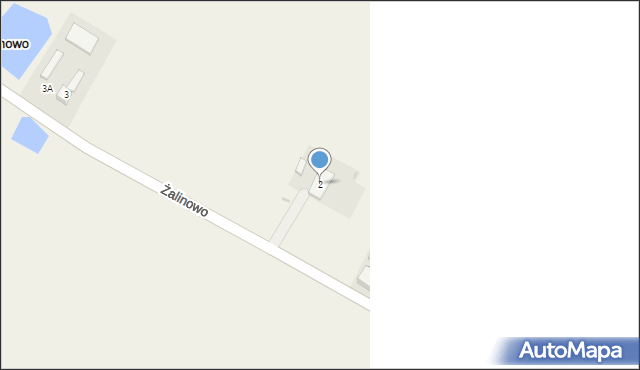 Żalinowo, Żalinowo, 2, mapa Żalinowo