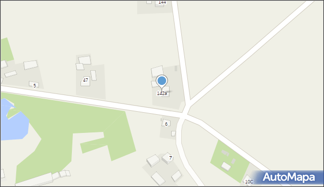 Zalipie, Zalipie, 142a, mapa Zalipie