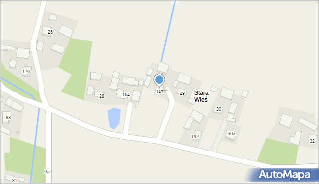 Zalipie, Zalipie, 143, mapa Zalipie