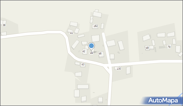 Zalipie, Zalipie, 44, mapa Zalipie