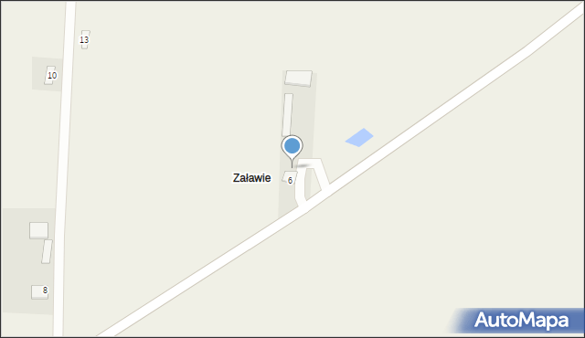 Zaliszcze, Zaliszcze, 6a, mapa Zaliszcze