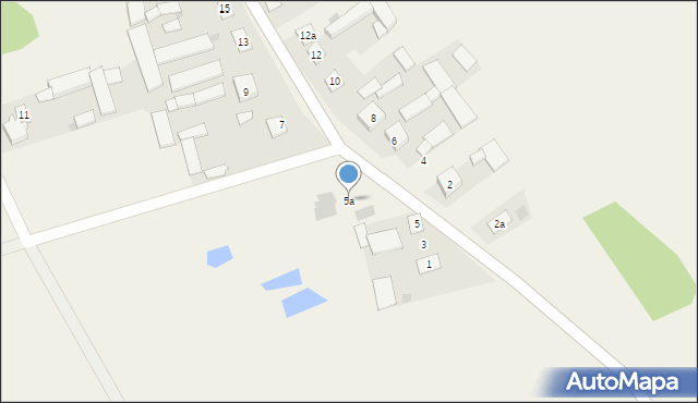 Zaliwie-Piegawki, Zaliwie-Piegawki, 5a, mapa Zaliwie-Piegawki