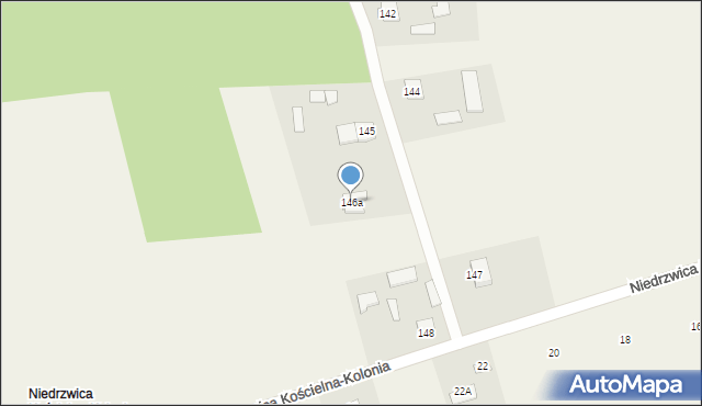 Załucze, Załucze, 146a, mapa Załucze