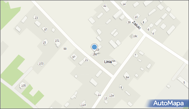 Załuki, Załuki, 19b, mapa Załuki