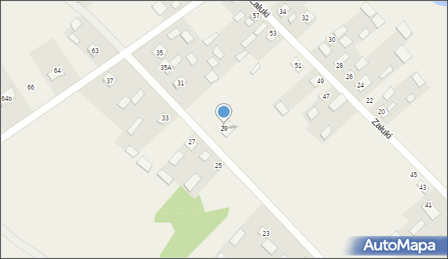 Załuki, Załuki, 29, mapa Załuki