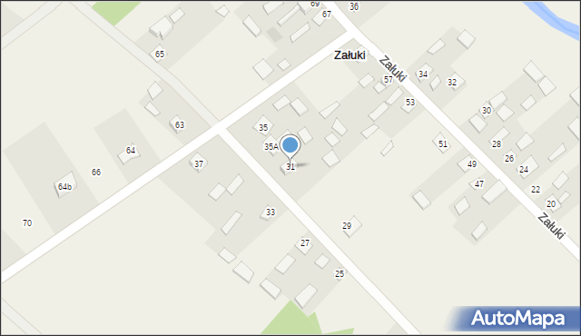Załuki, Załuki, 31, mapa Załuki