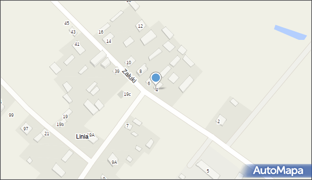 Załuki, Załuki, 4, mapa Załuki