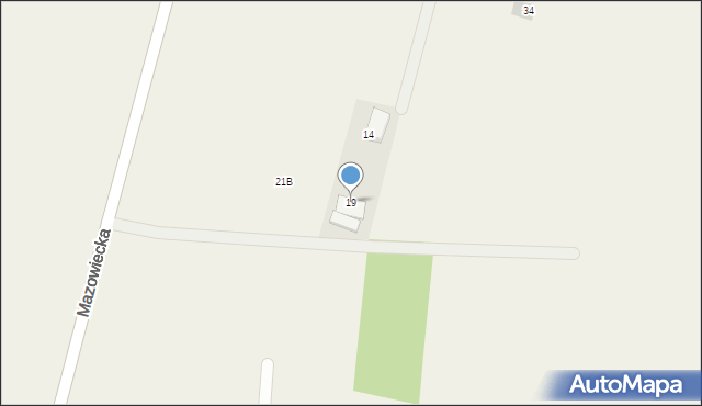 Załuski, Załuski, 19, mapa Załuski