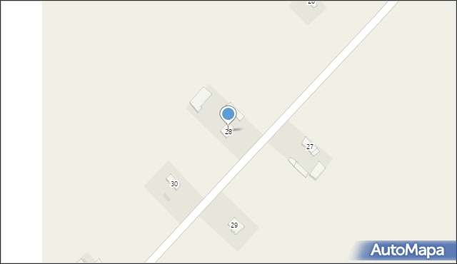 Załusków, Załusków, 28, mapa Załusków