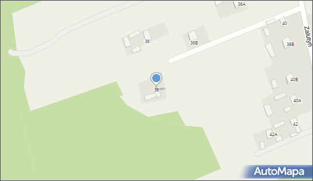 Zalutyń, Zalutyń, 38, mapa Zalutyń