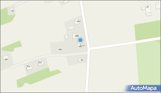 Zalutyń, Zalutyń, 48c, mapa Zalutyń