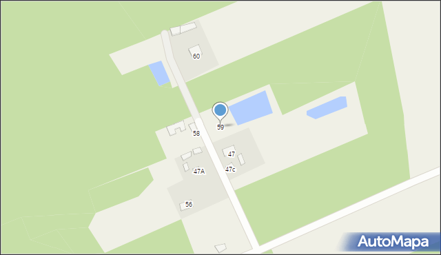 Zalutyń, Zalutyń, 59, mapa Zalutyń