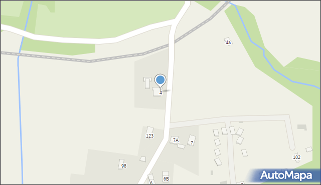 Załuż, Załuż, 4, mapa Załuż