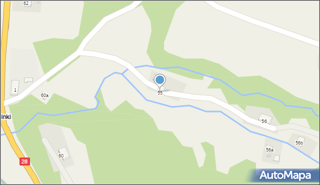 Załuż, Załuż, 55, mapa Załuż