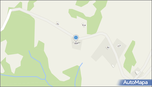 Załuż, Załuż, 84A, mapa Załuż