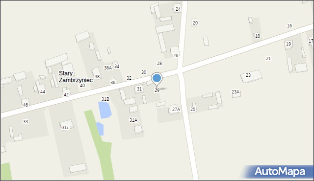 Zambrzyniec, Zambrzyniec, 29, mapa Zambrzyniec
