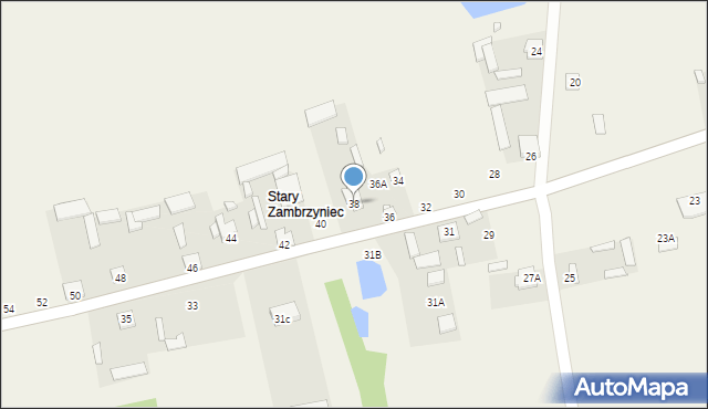 Zambrzyniec, Zambrzyniec, 38, mapa Zambrzyniec
