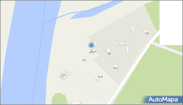 Zambski Kościelne, Zambski Kościelne, 87b, mapa Zambski Kościelne