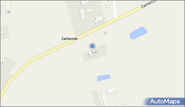 Zameczek, Zameczek, 2, mapa Zameczek