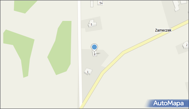 Zameczek, Zameczek, 4, mapa Zameczek