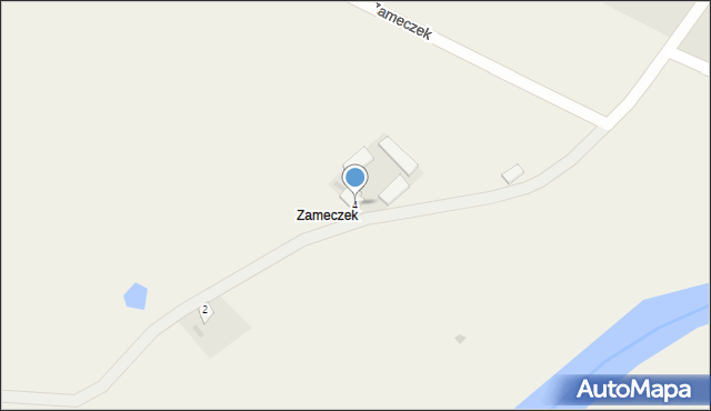 Zameczek, Zameczek, 4, mapa Zameczek