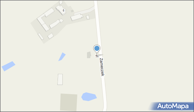 Zameczek, Zameczek, 5b, mapa Zameczek