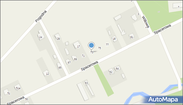 Zameczek-Kolonia, Zameczek-Kolonia, 73, mapa Zameczek-Kolonia