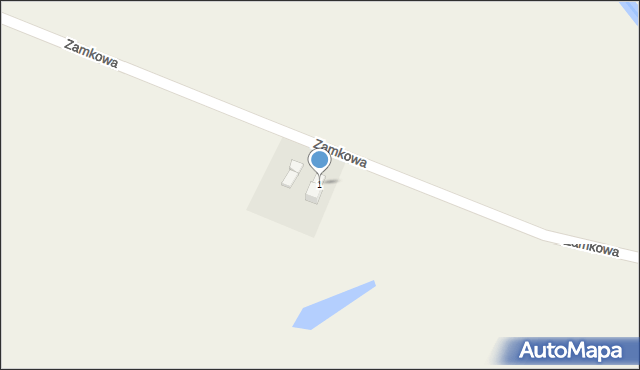 Zamek Kiszewski, Zamek Kiszewski, 1, mapa Zamek Kiszewski