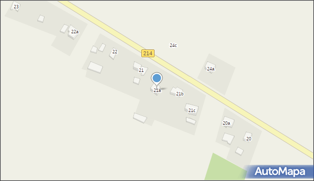 Zamek Kiszewski, Zamek Kiszewski, 21a, mapa Zamek Kiszewski