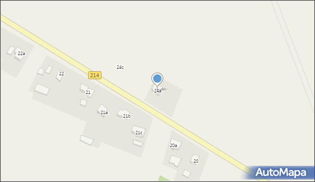 Zamek Kiszewski, Zamek Kiszewski, 24a, mapa Zamek Kiszewski