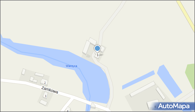 Zamek Kiszewski, Zamek Kiszewski, 7, mapa Zamek Kiszewski