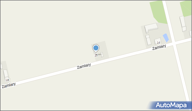 Zamiary, Zamiary, 15, mapa Zamiary