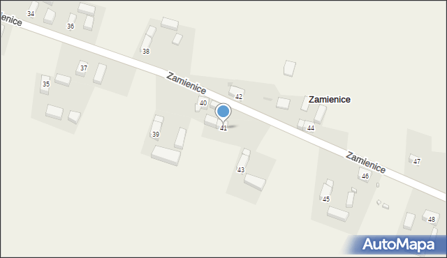 Zamienice, Zamienice, 41, mapa Zamienice